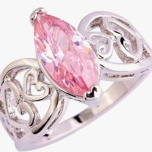 925 Sterling silver Createa peridot ring